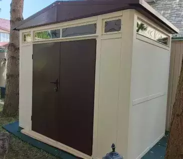 Премиум хозблок для хозяйственных вещей в комбинированной расцветке в дер. Пестово, Одинцовский г.о, МО