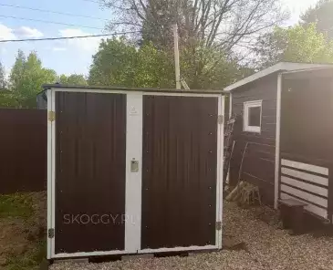 Контейнер для хранения в комбинированной расцветке в дер. Шуколово, Дмитровский р-н, МО