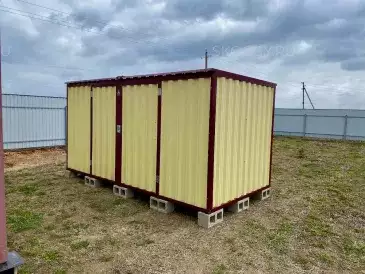 Контейнер для хранения личных вещей в комбинированной расцветке в дер. Бунино, Рузский р-н, МО