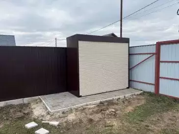 Шкаф для садового инвентаря в двойной расцветке в с. Малышево, Раменский г.о, МО