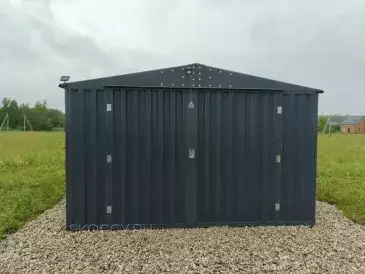 Гараж для автомобиля и вещей в графитовом цвете в с. Острецово, Заокский р-н, Тульская обл.