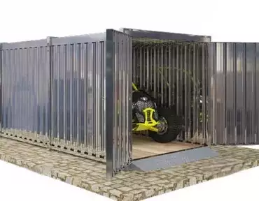 Многофункциональный хозблок для хранения: от инструментов до крупной техники фото